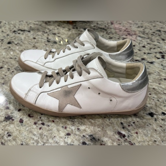 Golden Goose DB Superstar Mixed Leather Low Top Sneakers...